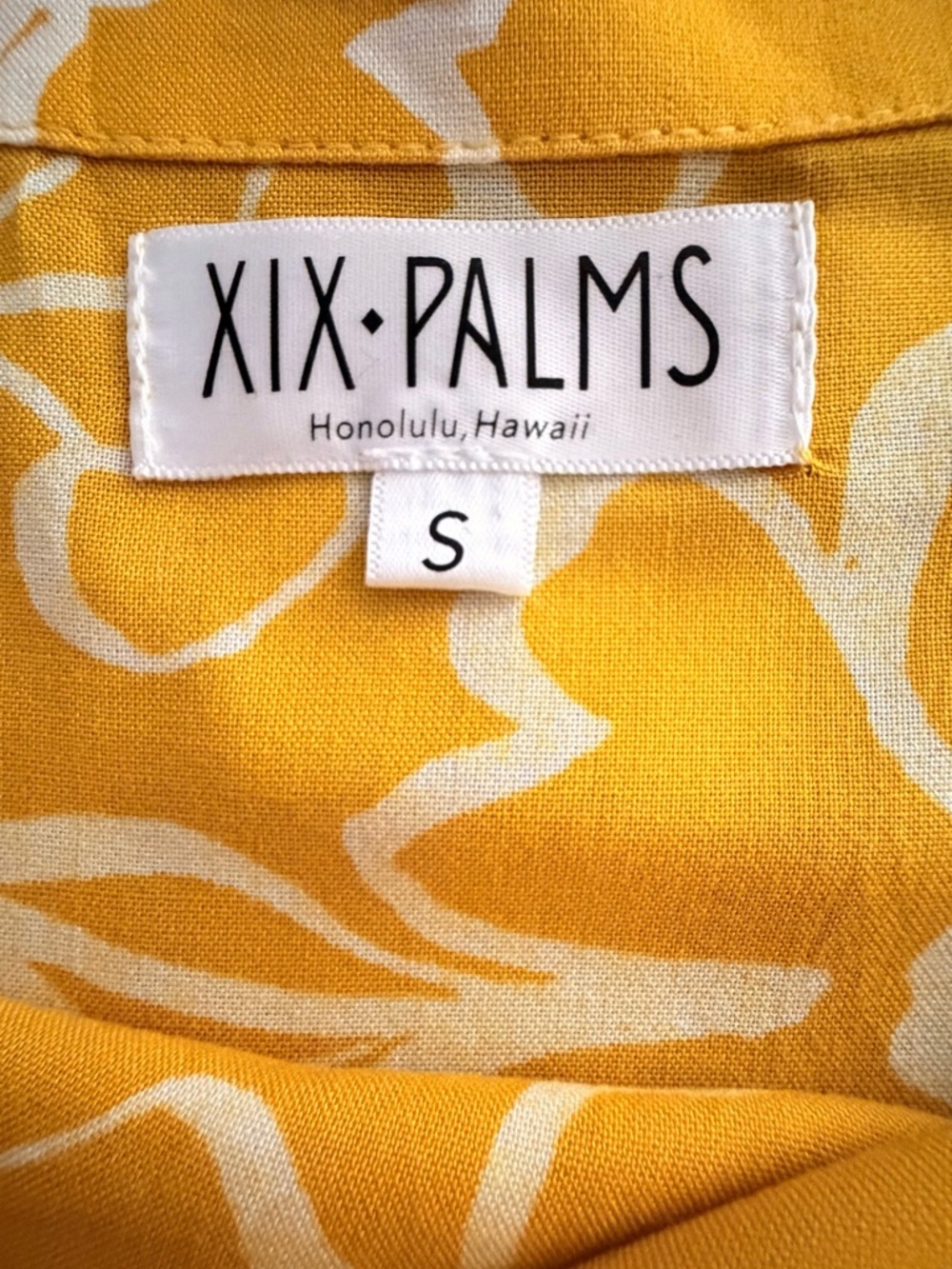 XIX Palms Sydney Yellow Floral Faux Wrap Ruffle Skirt Small - Picture 7 of 8